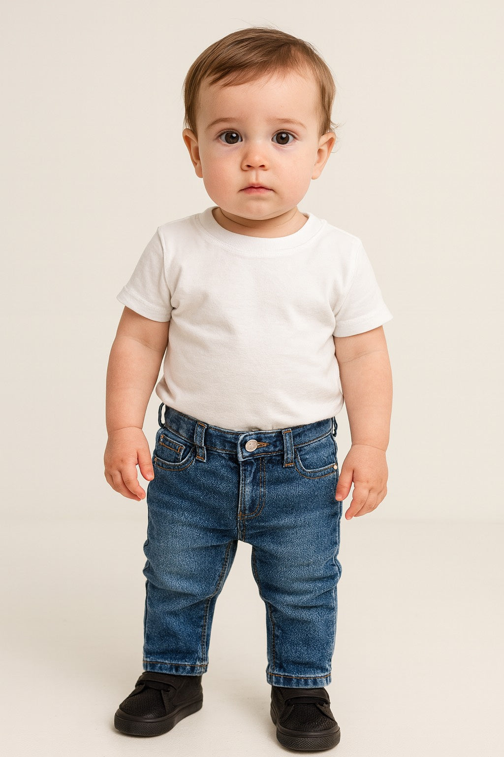 מכנס ג'ניס לבנים