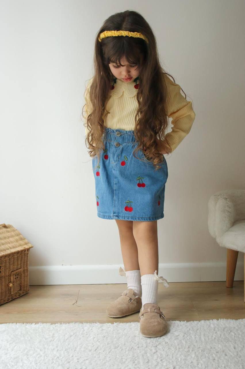 סט 2 חלקים אלגנטי לבנות